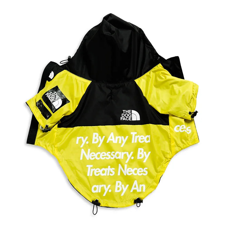 Dog Raincoat Windbreaker Hoodie for Small & Big Dogs