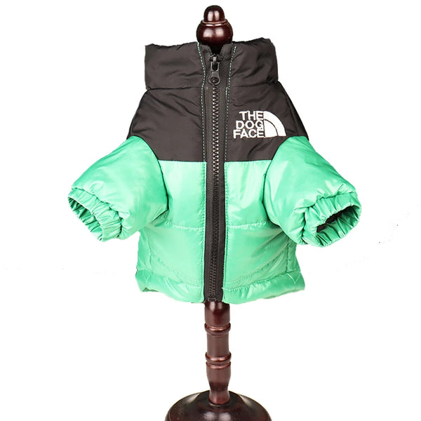 Large Winter Windproof Reflective Dog Jacket