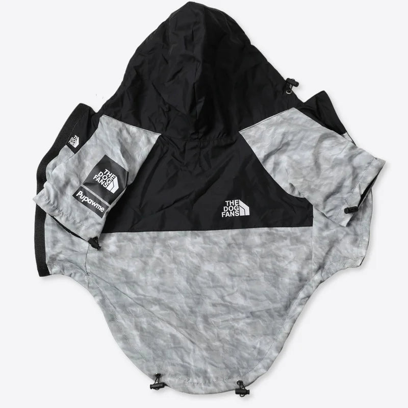 Dog Raincoat Windbreaker Hoodie for Small & Big Dogs
