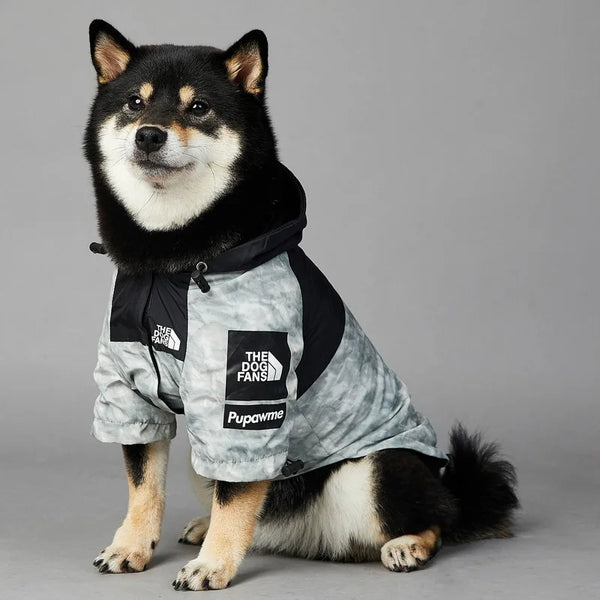Dog Raincoat Windbreaker Hoodie for Small & Big Dogs