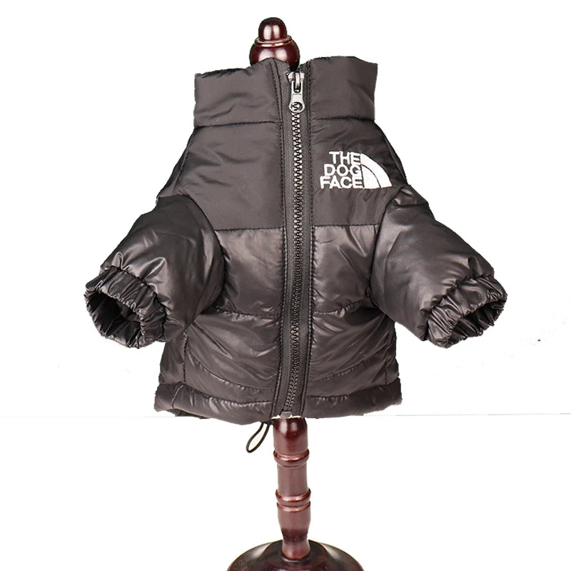 Large Winter Windproof Reflective Dog Jacket