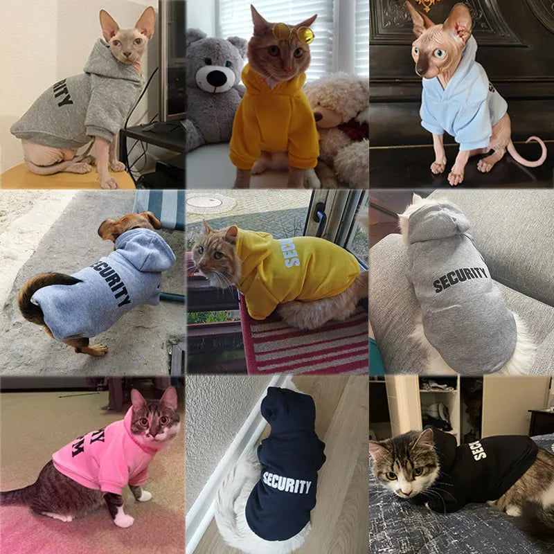 Warm Hoodie for Cats & Small Pets – Cozy Jacket Outfit