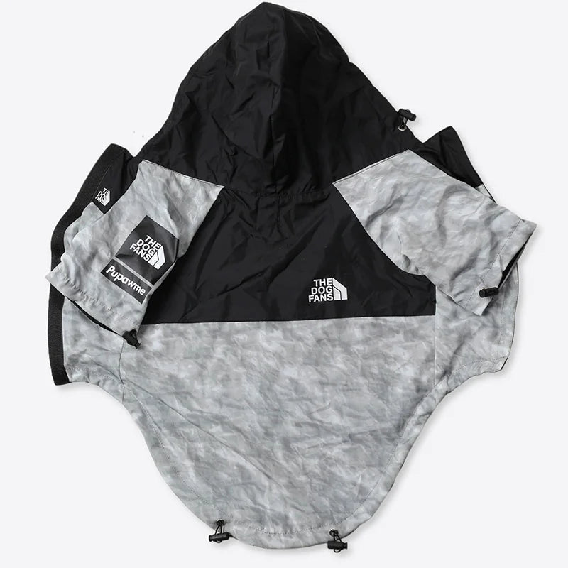 Dog Raincoat Windbreaker Hoodie for Small & Big Dogs
