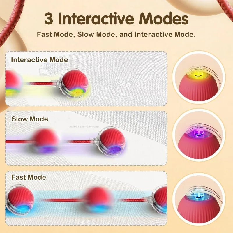 Self-Moving Electronic Cat Ball Toy