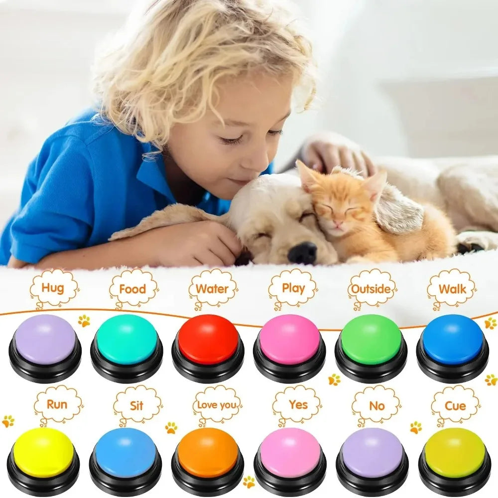 8PCS Dog Communication Voice Buttons