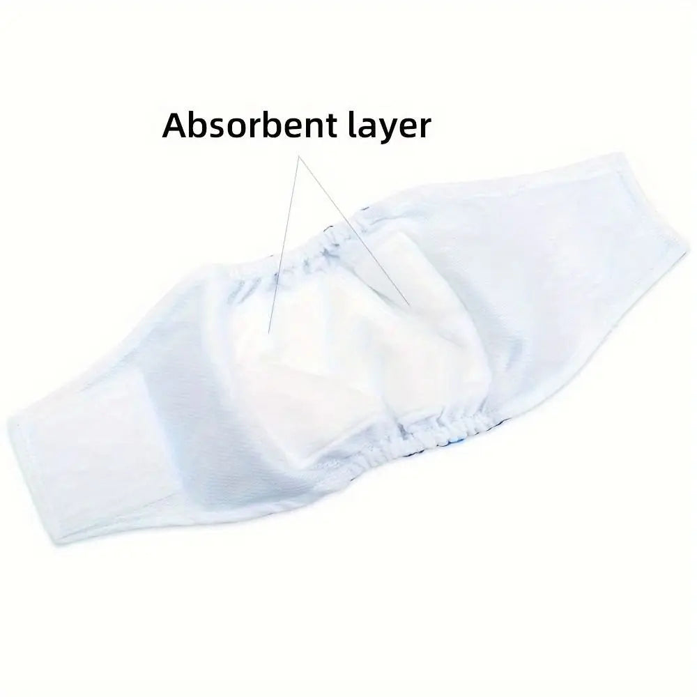 Reusable Dog Diapers – Washable Belly Bands with Leakproof Lining