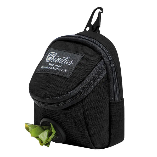 Portable Dog Training Treat Pouch with Poop Bag Dispenser
