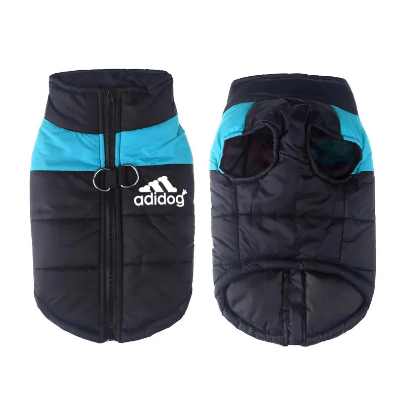 Waterproof Padded Dog Coat with Zipper