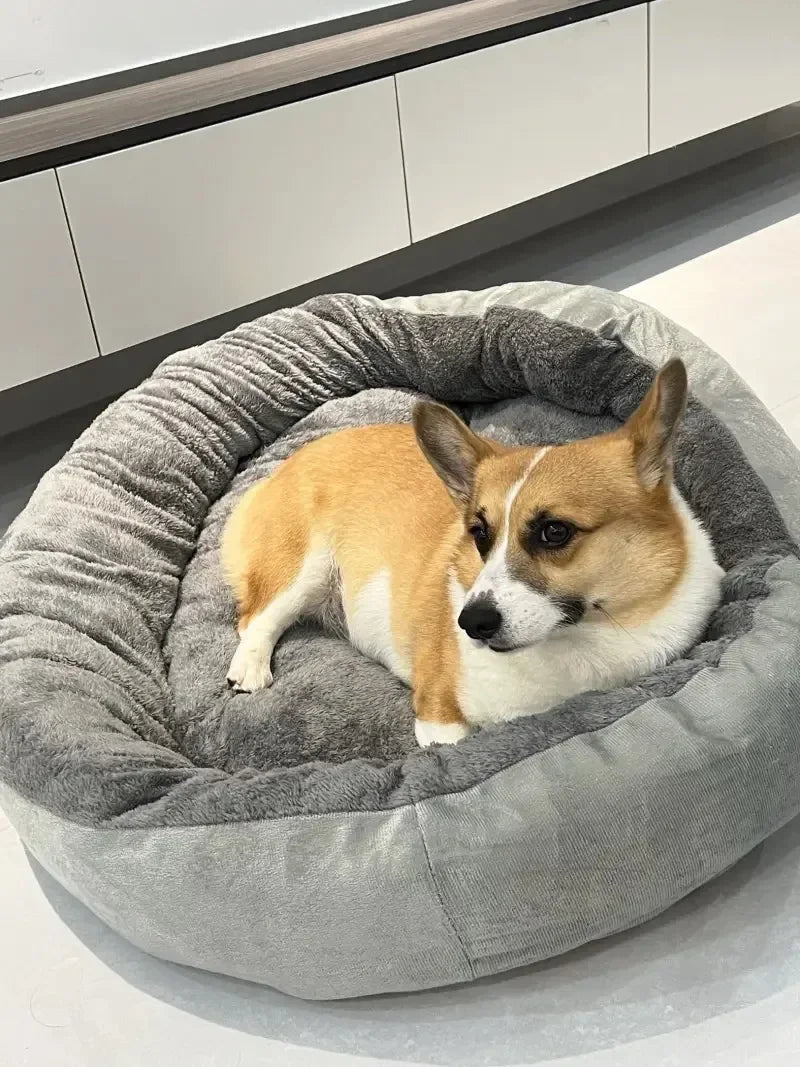 Soft Dog & Cat Bed – Warm Cushion Sofa for Medium & Large Pets