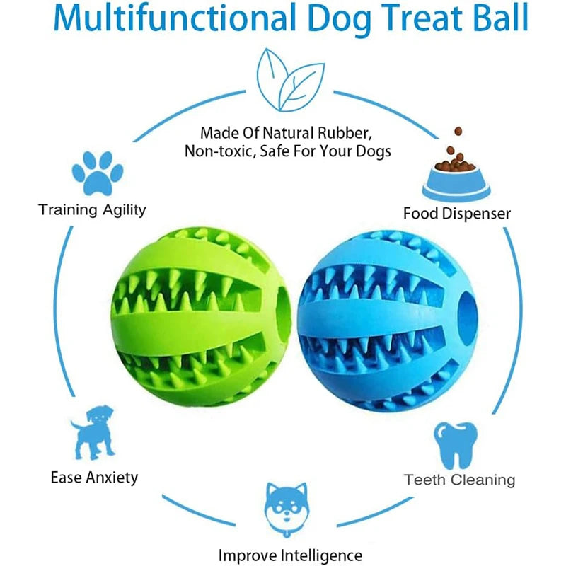 Interactive Rubber Chew Ball Toy