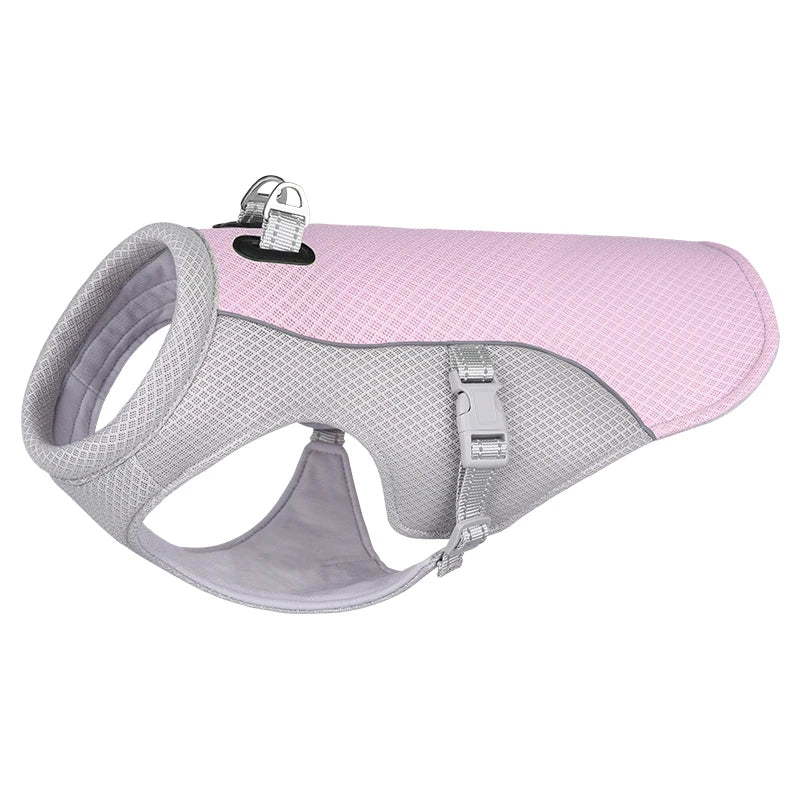 Reflective Dog Cooling Vest with Quick-Release – Summer Jacket for All Sizes