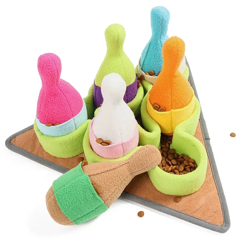Interactive Puzzle Snuffle Dog Toy