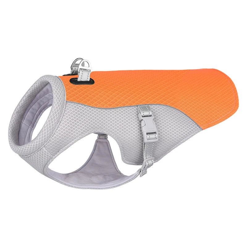 Reflective Dog Cooling Vest with Quick-Release – Summer Jacket for All Sizes