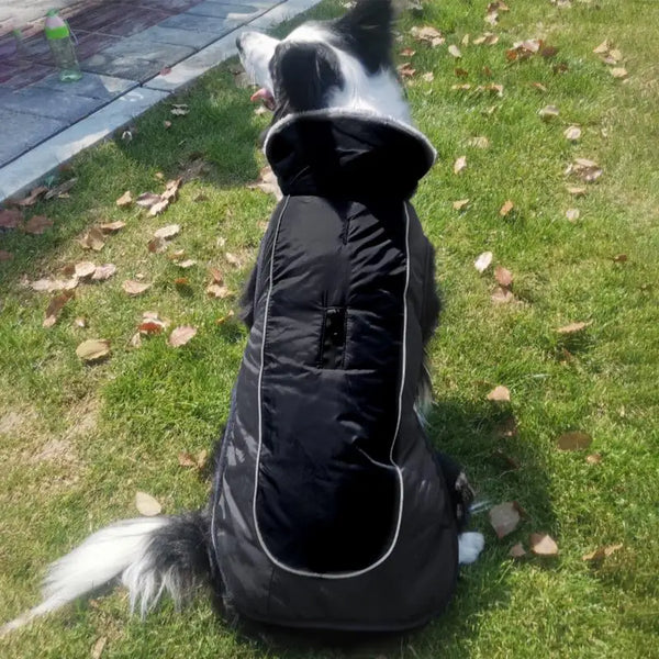 Warm Reflective Snow Jacket for Large Dogs