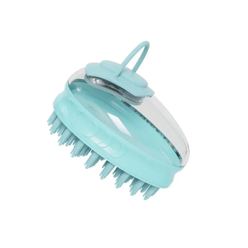 Silicone Dog Bath & Massage Shampoo Brush