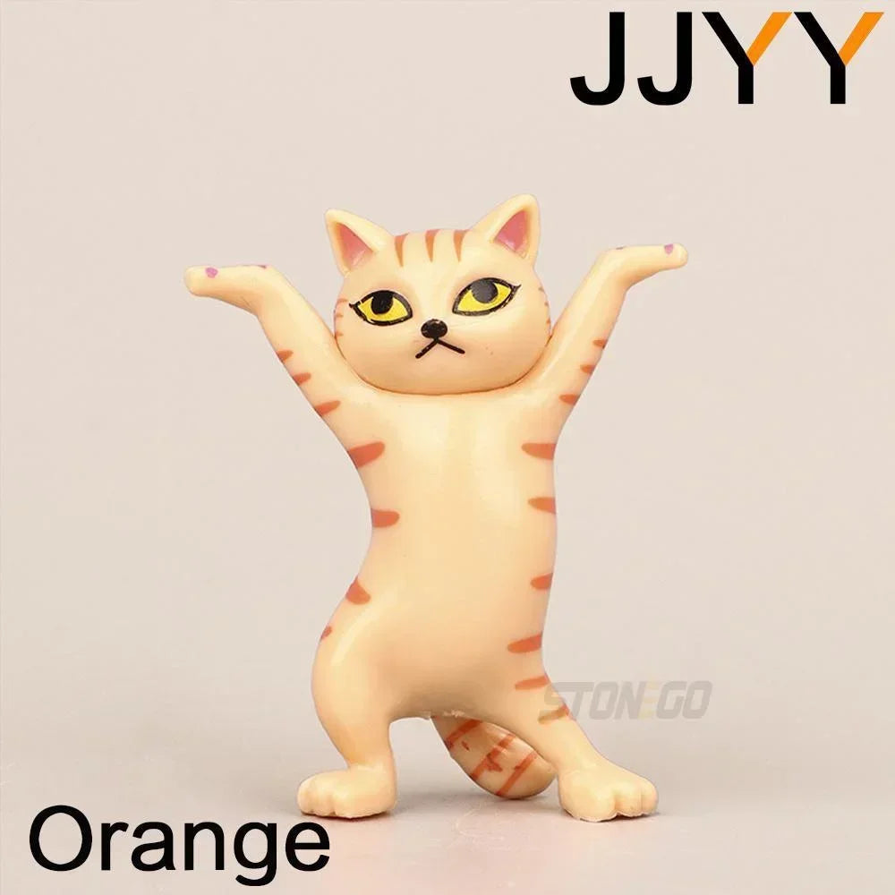 JJYY Cat Statue Pencil Holder Desktop Ornament