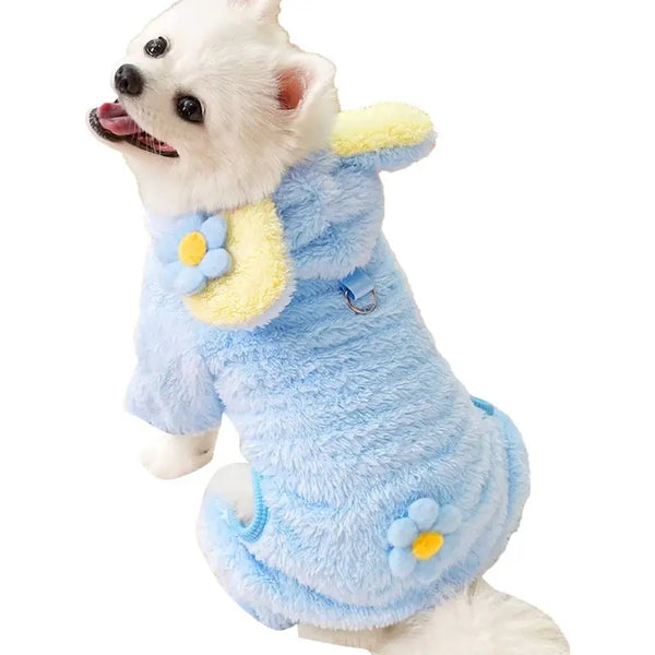 Bear-Shaped Plush Pullover Sweater for Small Pets