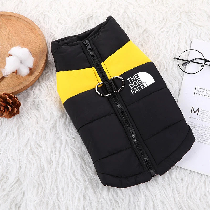 Waterproof Padded Dog Coat with Zipper