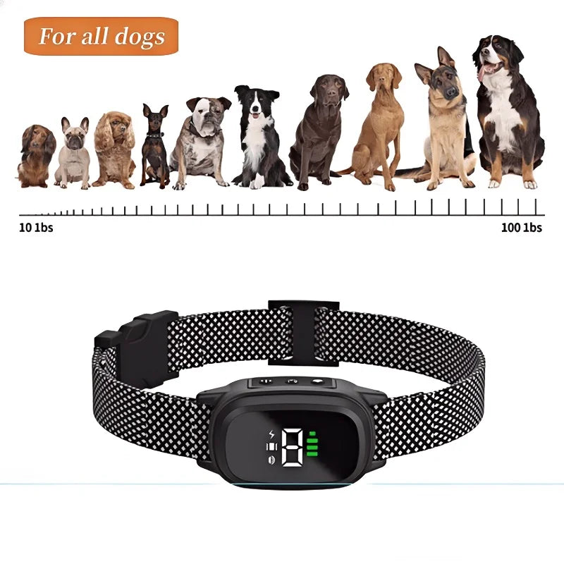 YHLC Automatic Anti-Bark Dog Collar – Rechargeable Training Collar