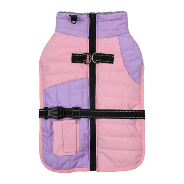 Small Dog Winter Snow Jacket with Traction