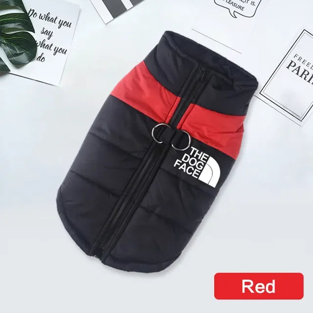Waterproof Padded Dog Coat with Zipper