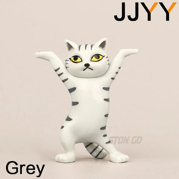 JJYY Cat Statue Pencil Holder Desktop Ornament