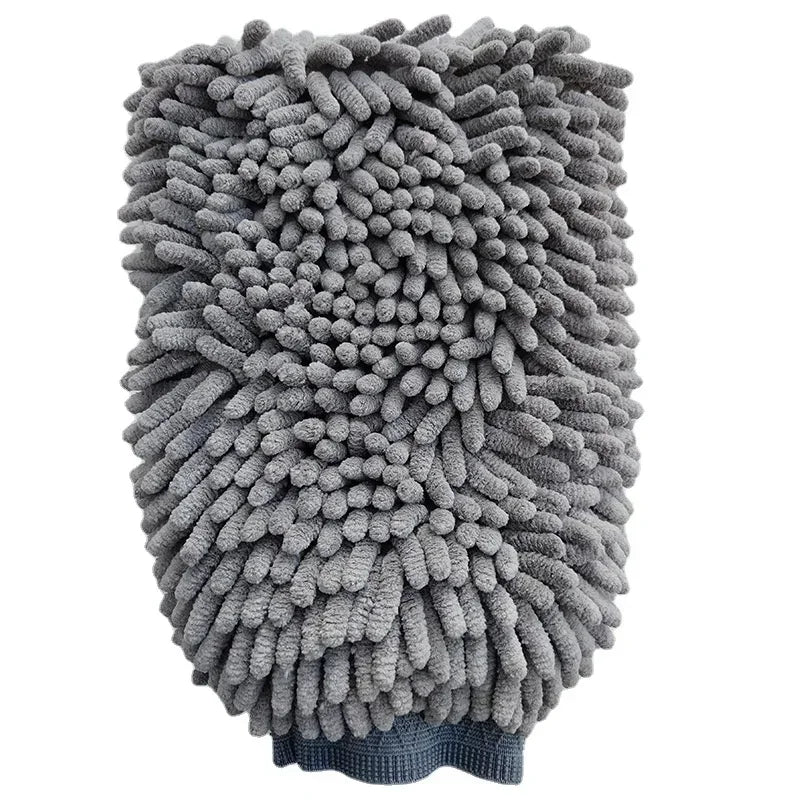 Double-Sided Microfiber Pet Grooming Glove Towel