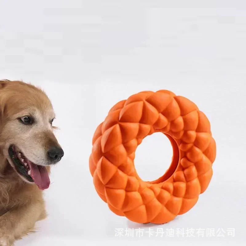 Rubber Ring Dog Foraging Chew Toy
