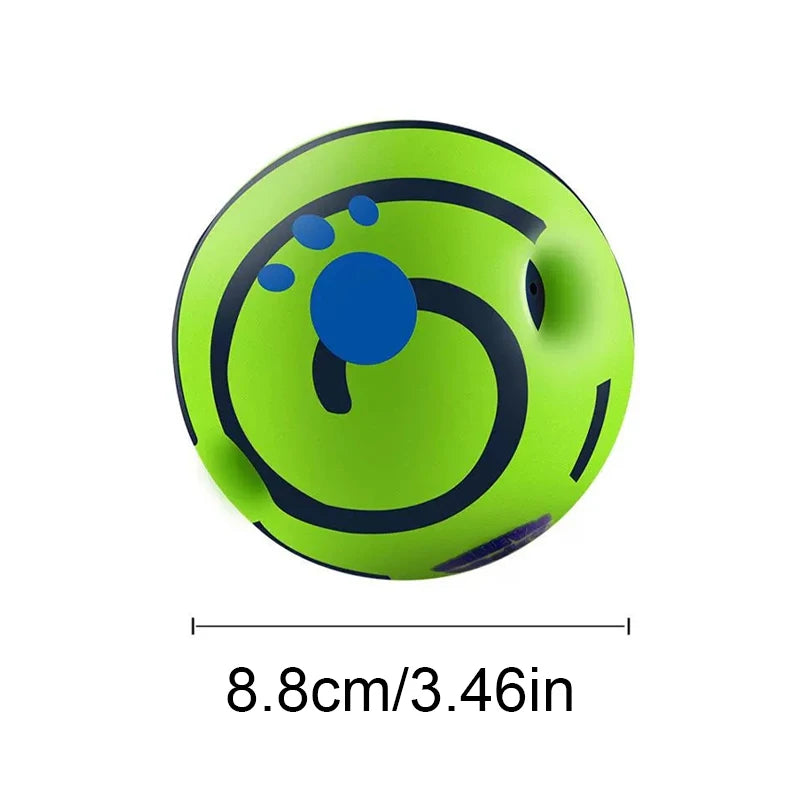 Wobble Wag Glow Ball – Interactive Giggle Dog Toy