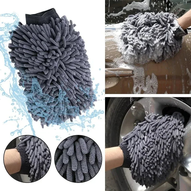 Double-Sided Microfiber Pet Grooming Glove Towel