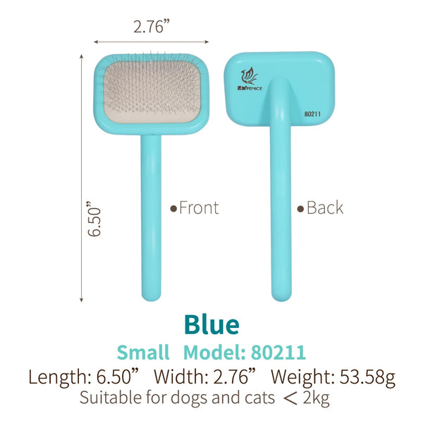 Fenice Wooden Handle Pet Grooming Comb – Needle Brush for Dogs & Cats