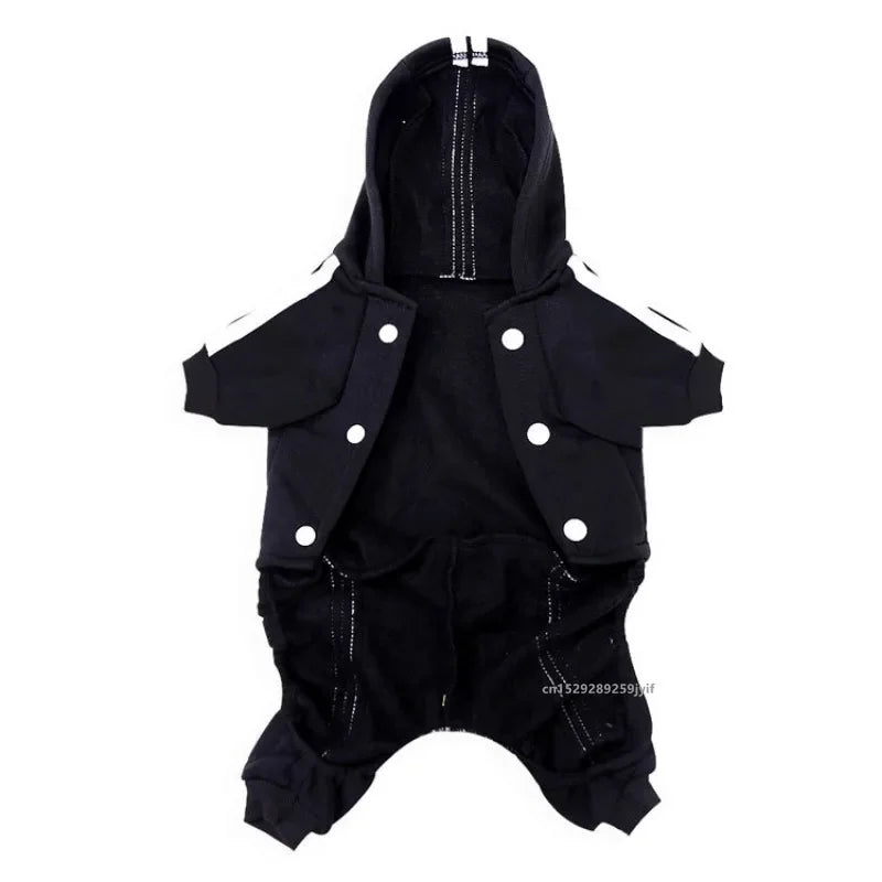 Winter Hoodie Jumpsuit for Small to Large Dogs
