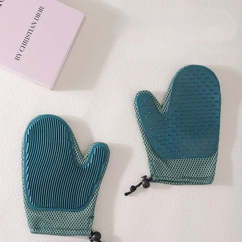 Pet Grooming Glove for Cats & Dogs
