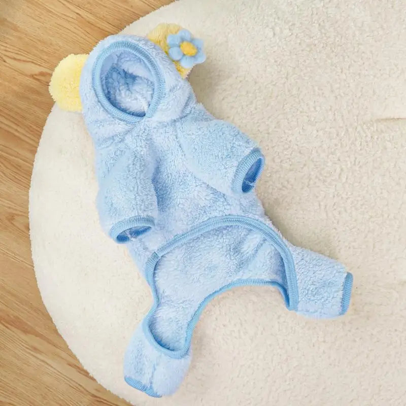Bear-Shaped Plush Pullover Sweater for Small Pets