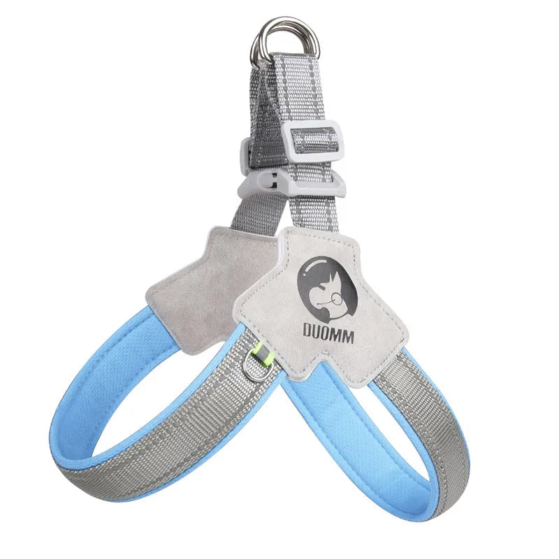 Adjustable Reflective Mesh Dog Harness – For Small & Large Dogs and Cats