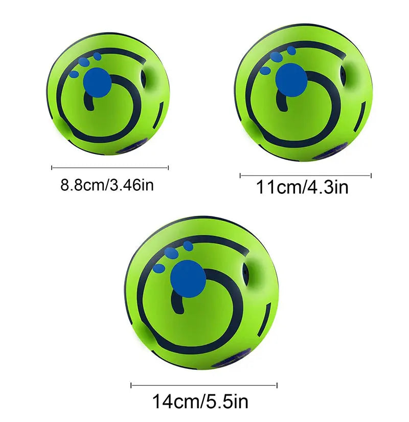 Wobble Wag Glow Ball – Interactive Giggle Dog Toy