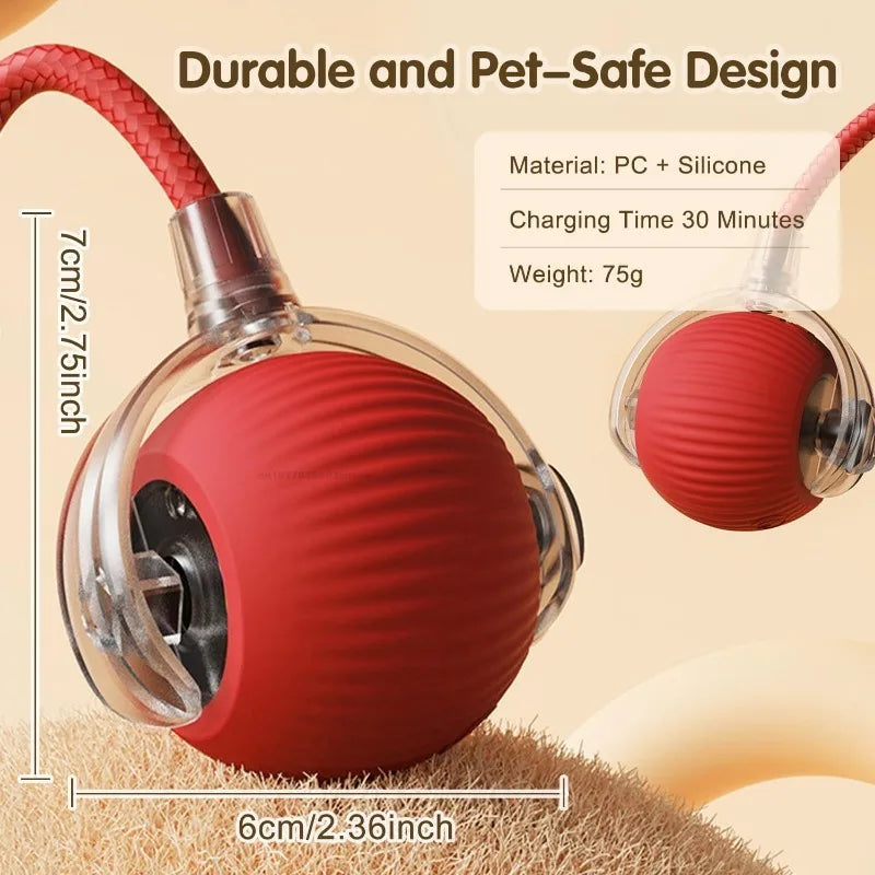 Self-Moving Electronic Cat Ball Toy
