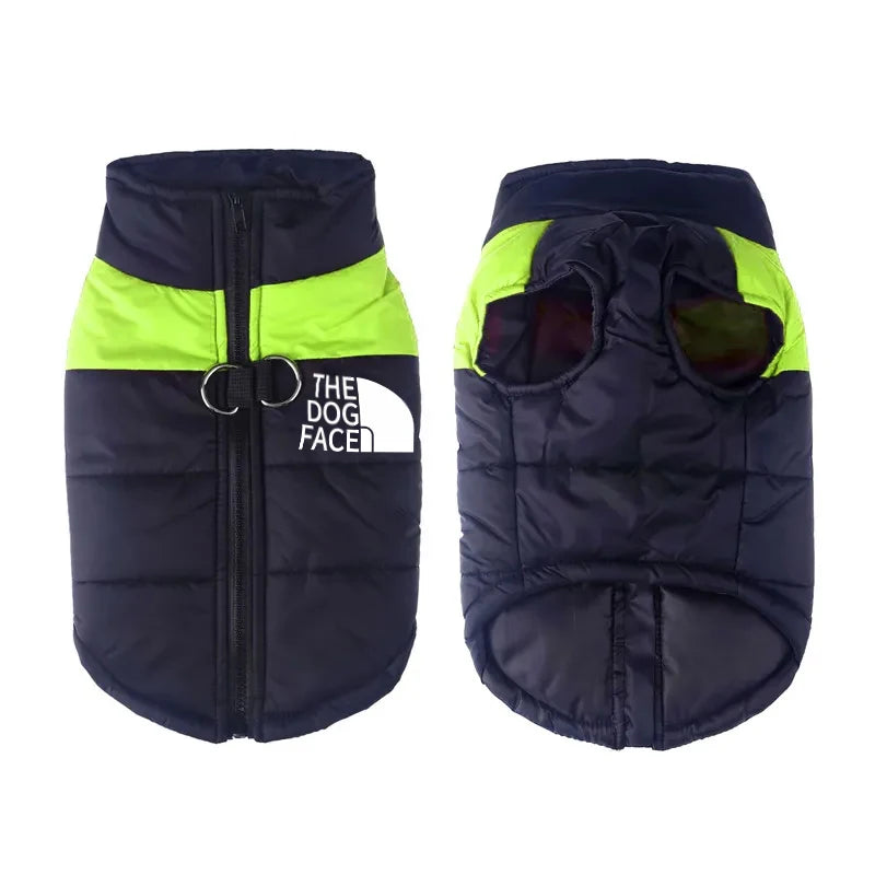 Waterproof Padded Dog Coat with Zipper