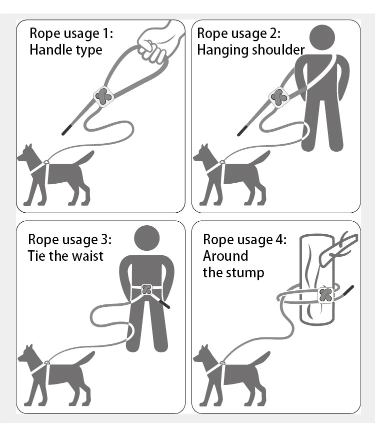 Adjustable Reflective Dog Harness & Leash Set – For Small to Medium Pets