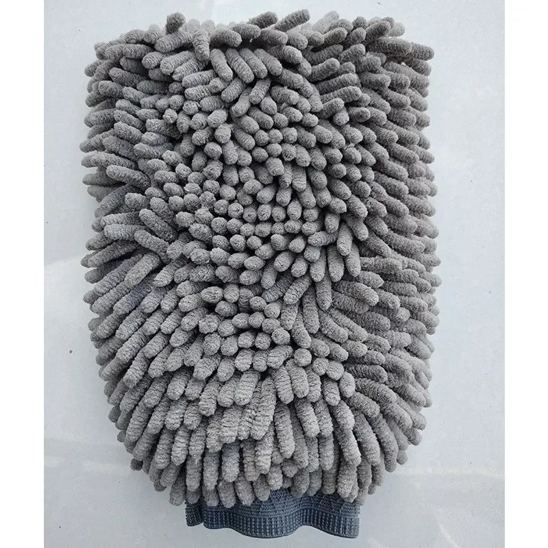 Double-Sided Microfiber Pet Grooming Glove Towel