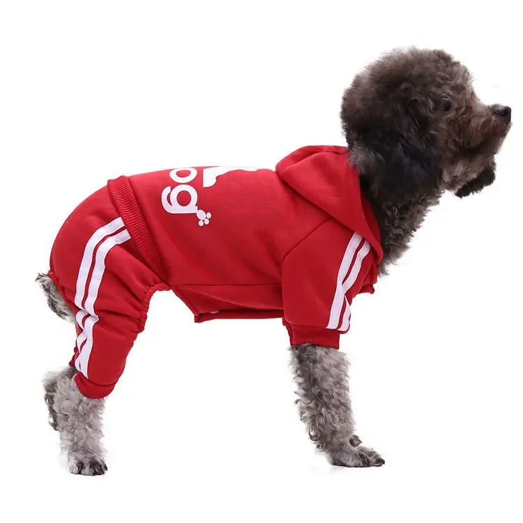 Winter Hoodie Jumpsuit for Small to Large Dogs