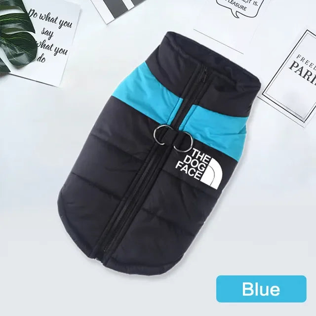Waterproof Padded Dog Coat with Zipper