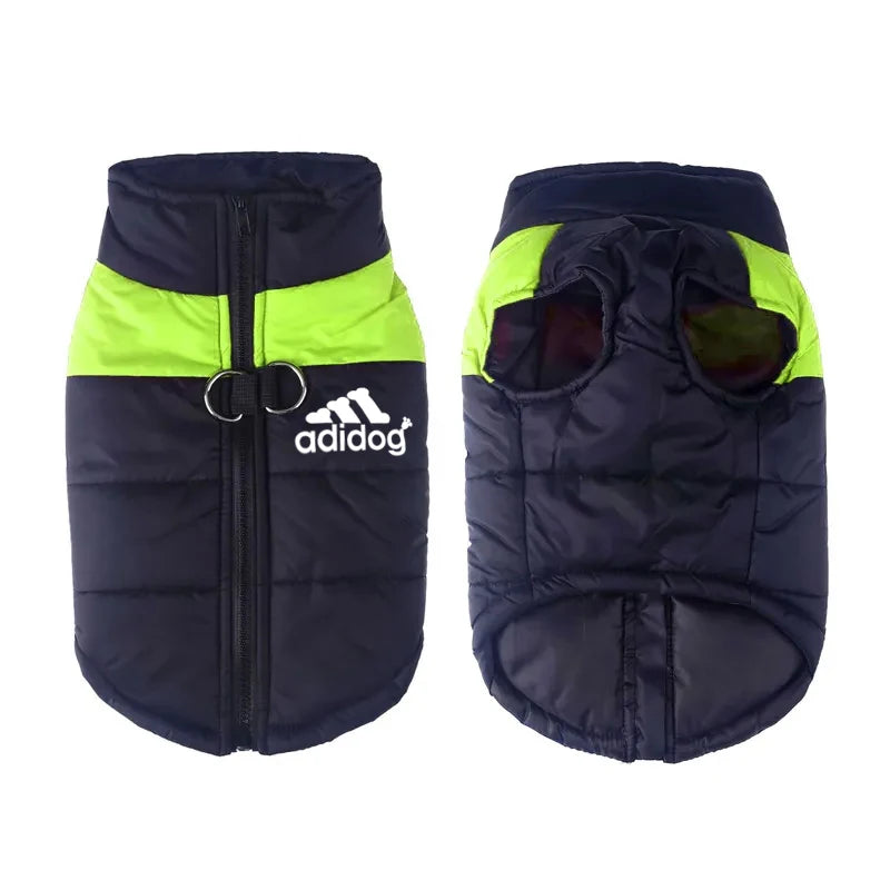 Waterproof Padded Dog Coat with Zipper