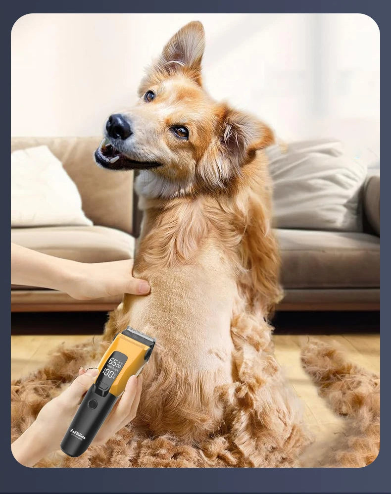 Professional Type-C Rechargeable Pet Hair Trimmer – For Dogs & Cat