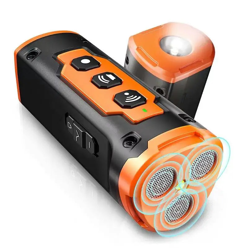 Ultrasonic Dog Repeller & Training Device – Rechargeable with LED Light