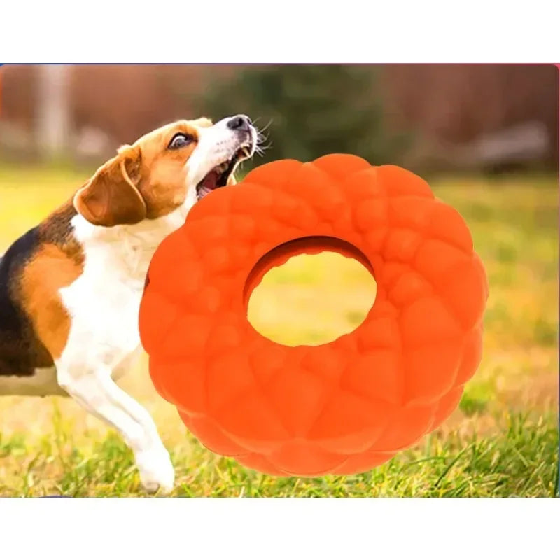 Rubber Ring Dog Foraging Chew Toy