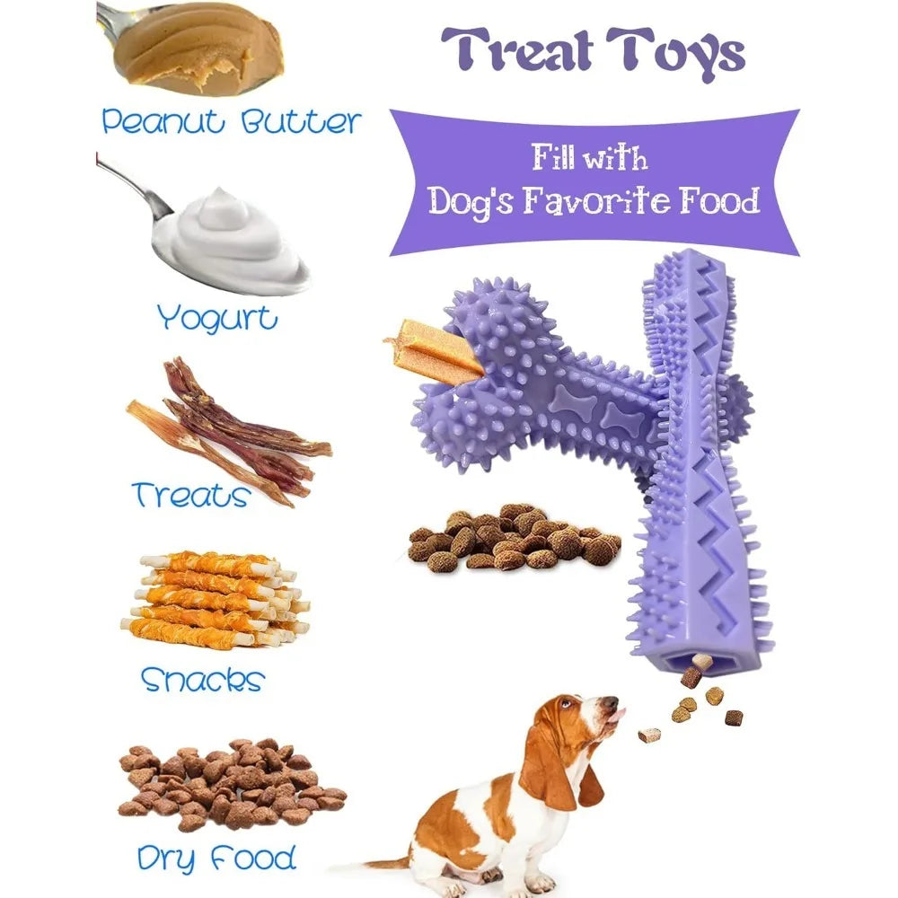 Puppy Teething Chew Toy with Food Dispenser