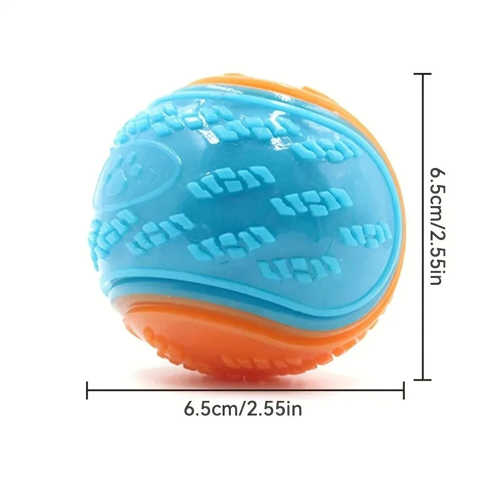 Durable Dog Chew Ball – Interactive Teeth-Cleaning Toy