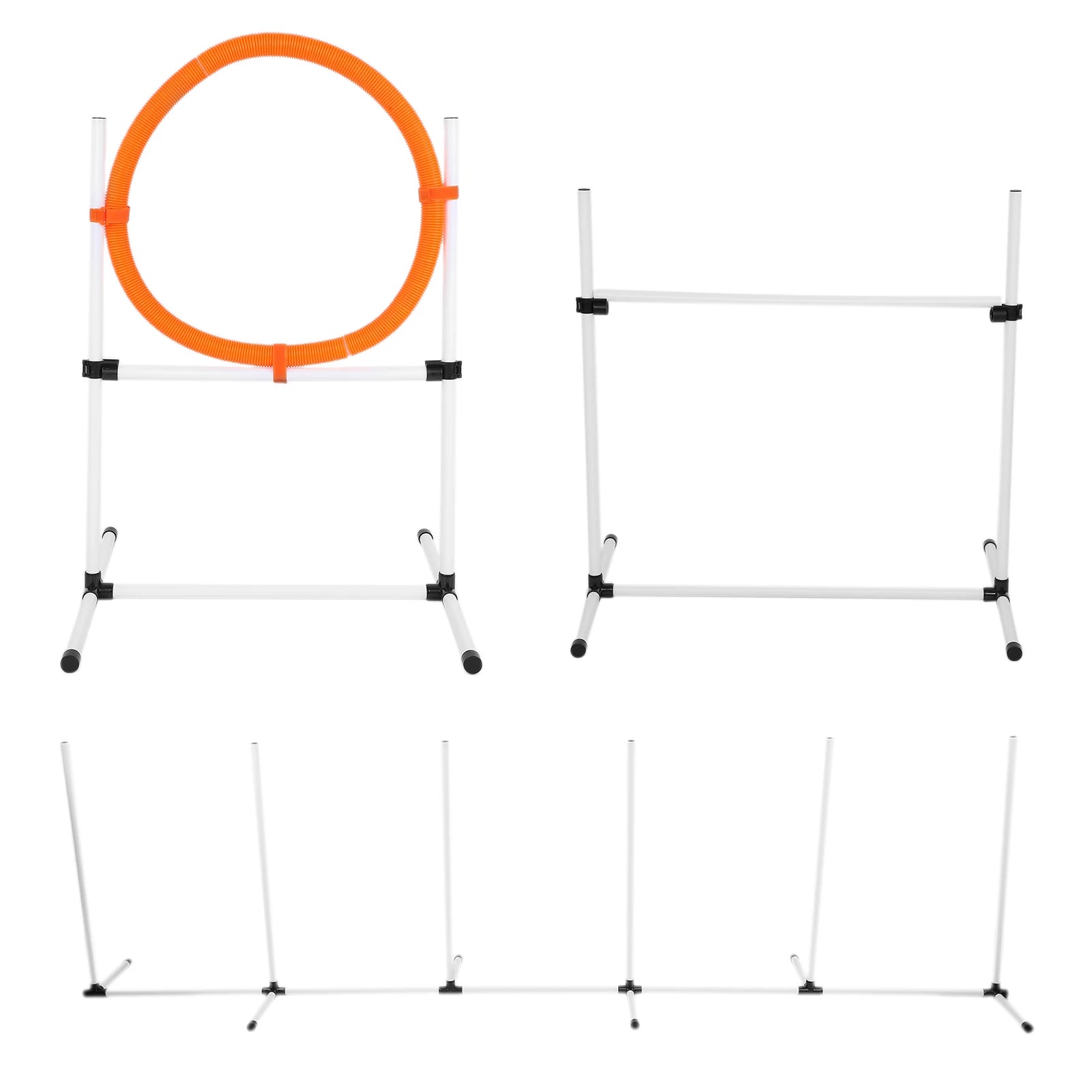 Adjustable Dog Jump Hurdle Set