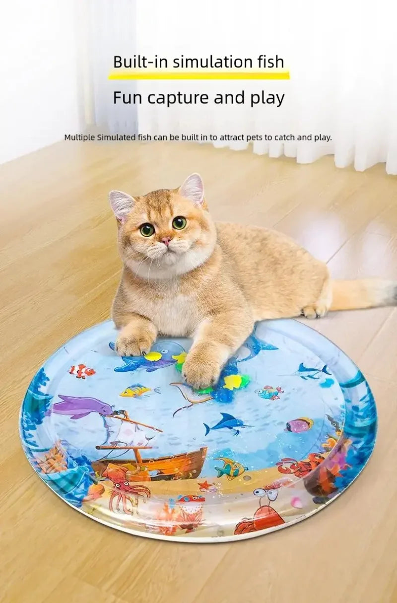 Summer Cooling Pet Ice Pad – Water Bed Mat for Dogs & Cats